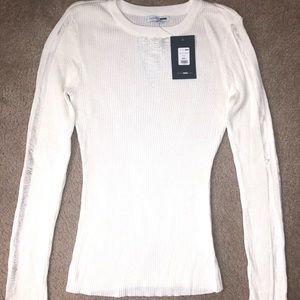 Fashion Nova Becca sweater in Ivory. Size Large